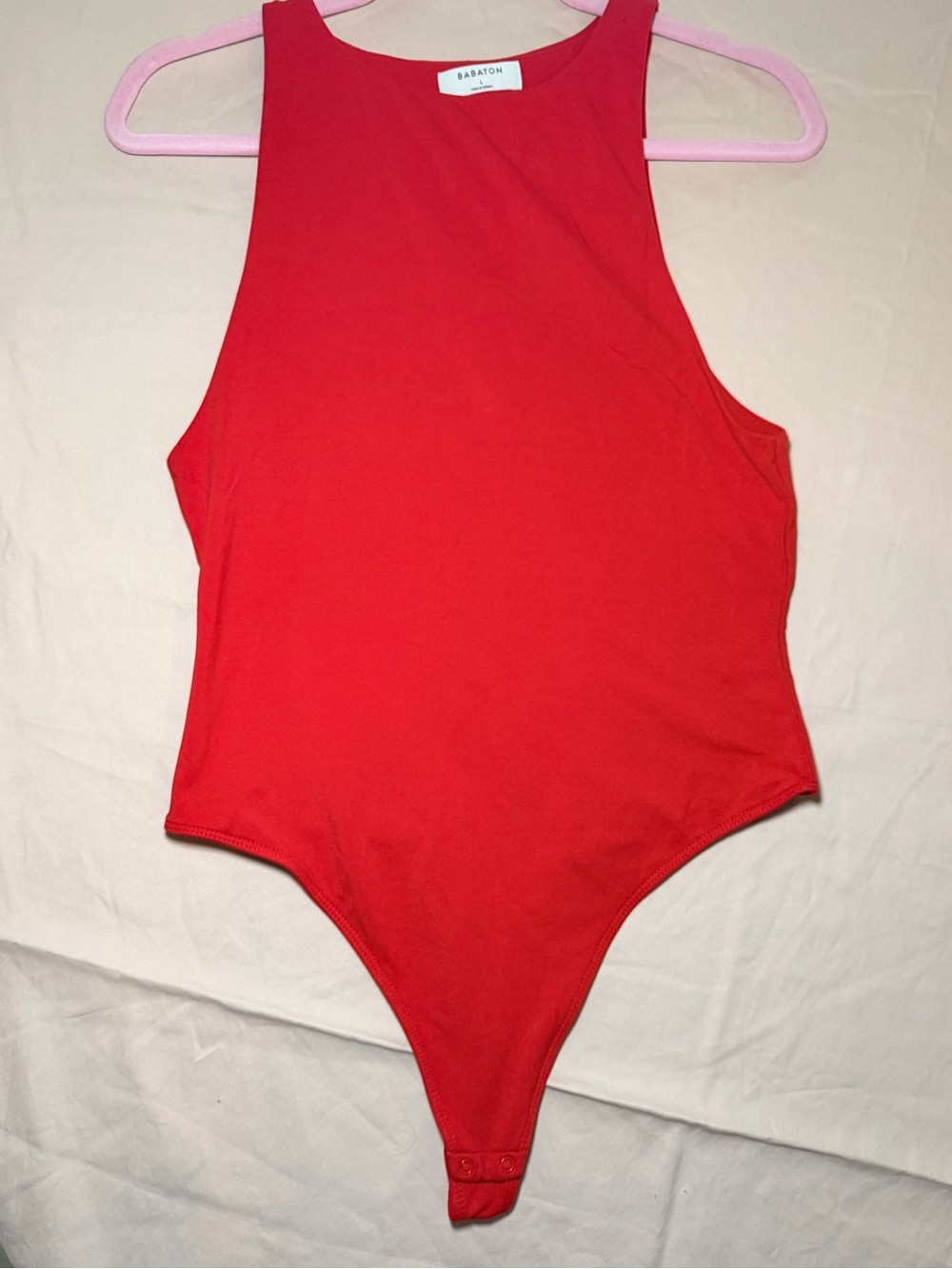 Babaton Red Sleeveless Kids One-Piece Bodysuit